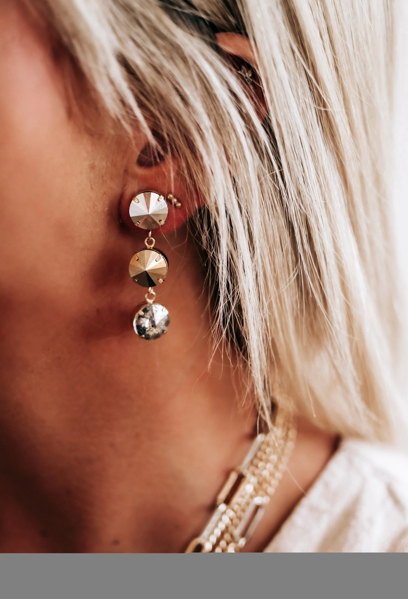 Chrome Karma Earrings