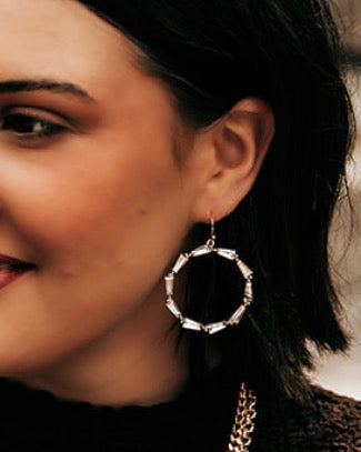Downtown Dazzle Earrings (Gold)