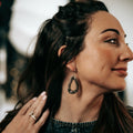 Style Edit Earrings (Navy)