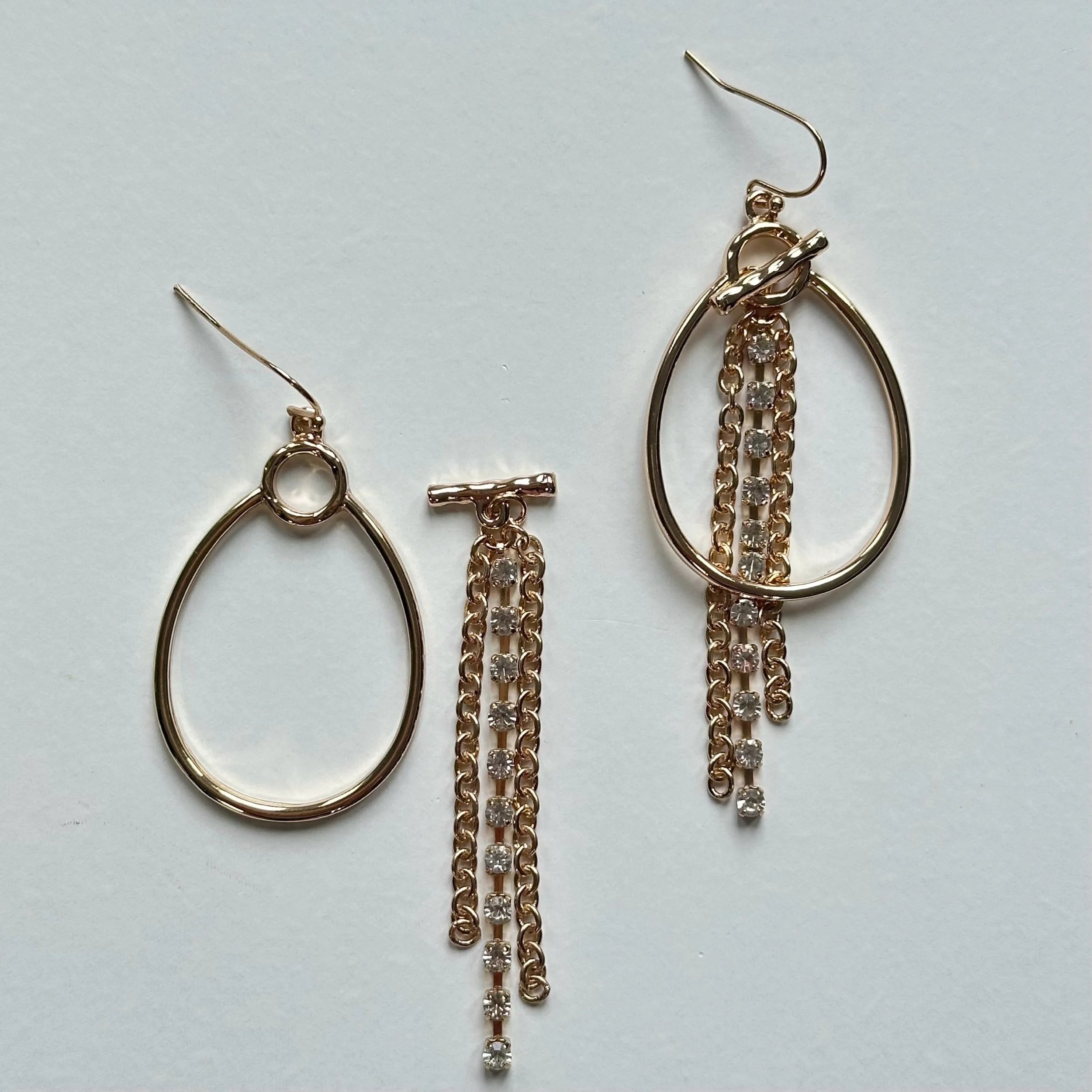 Tassels & Tiers Earrings (Gold)