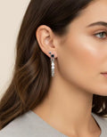Luminous Links Earrings (Silver)