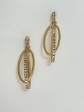 Fine Line Earrings (Gold)