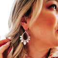 Petal Pusher Earrings (Silver)