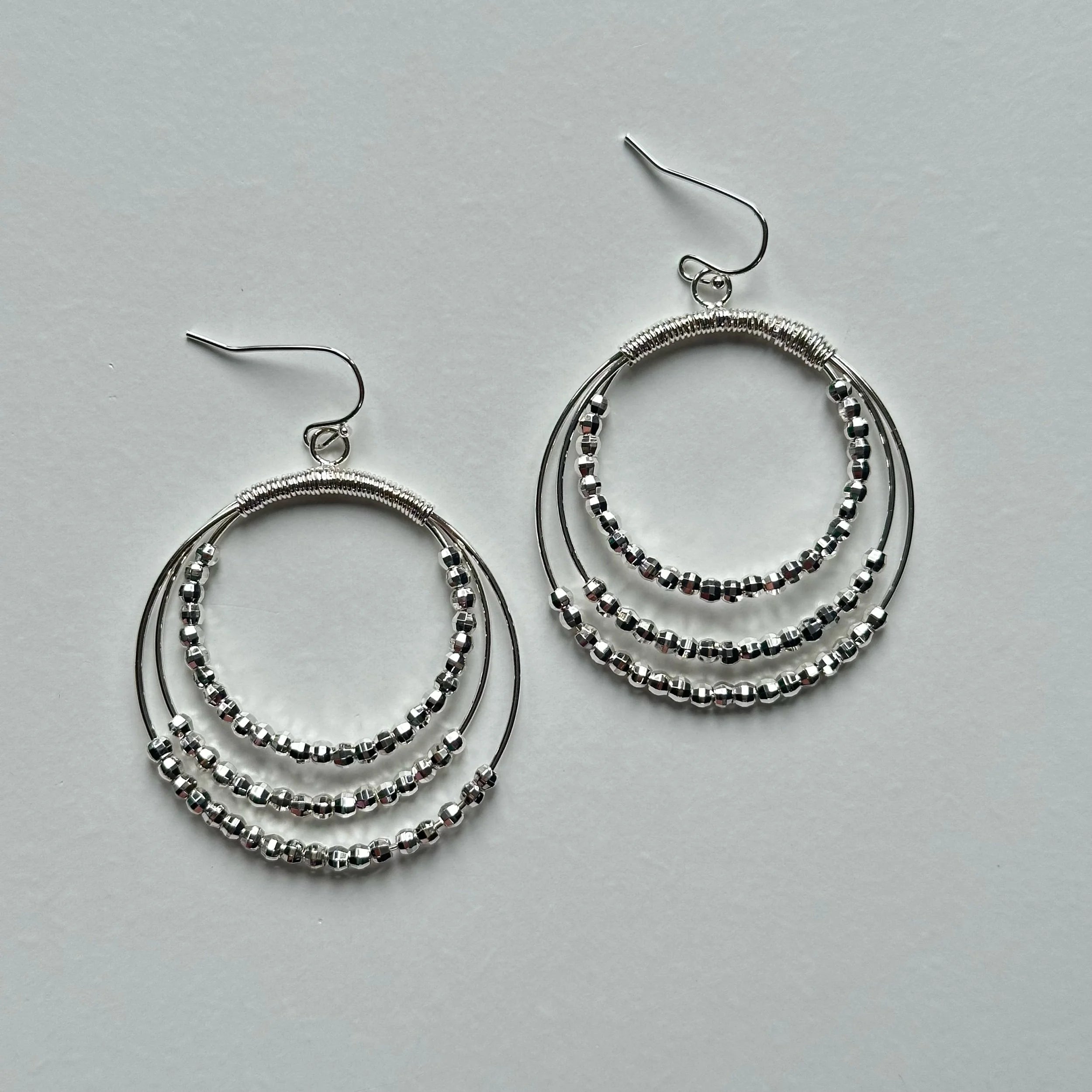 Trilogy Earrings (Silver)