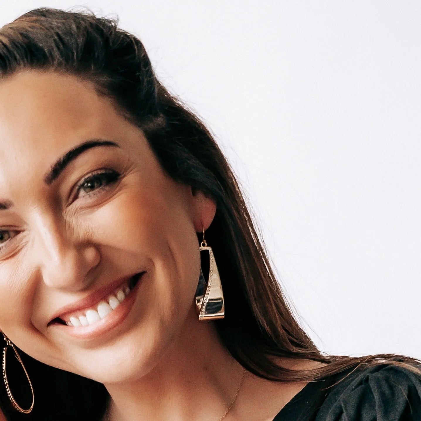 Dual Intent Earrings (Gold)