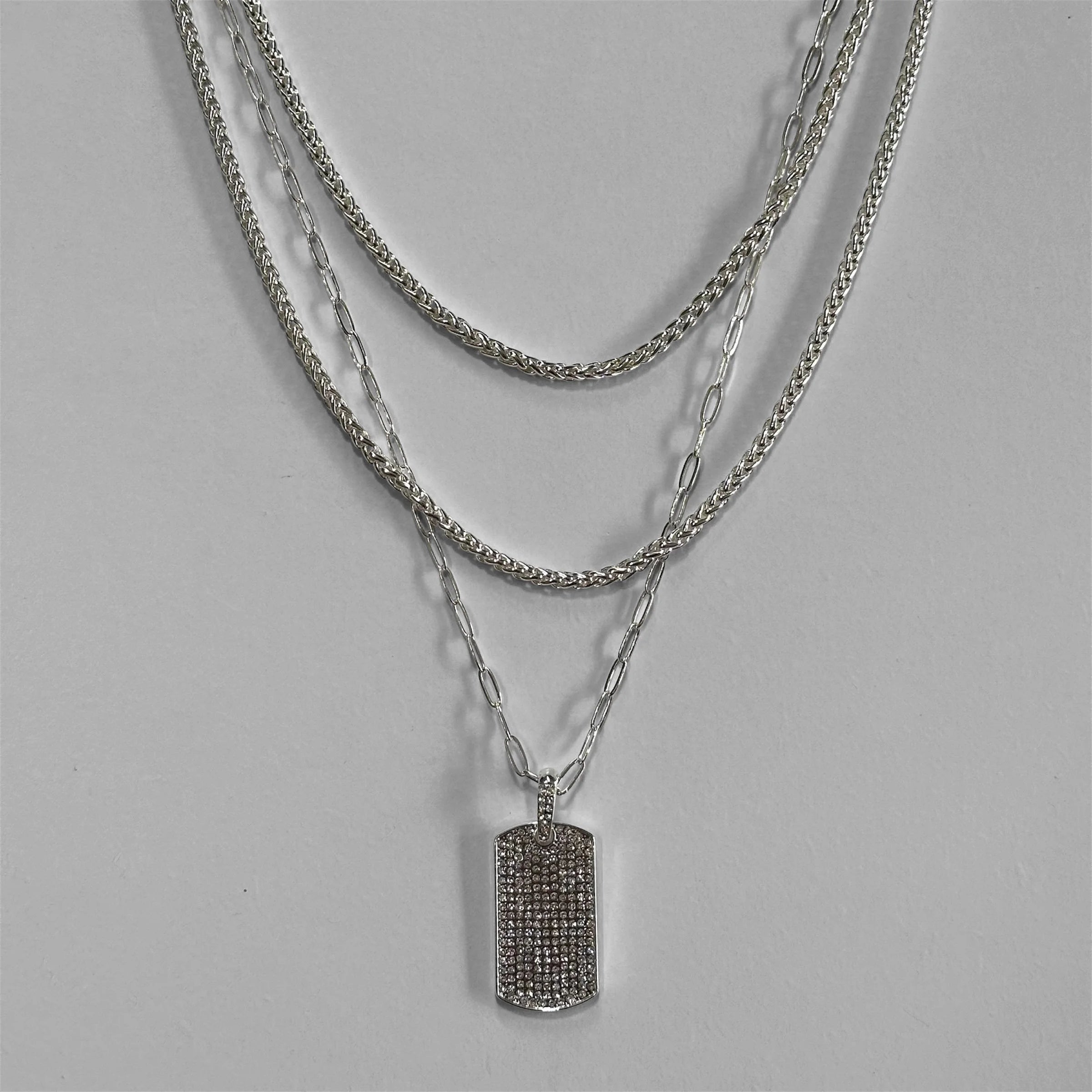 Street Luxe Detachable Necklace (Silver)