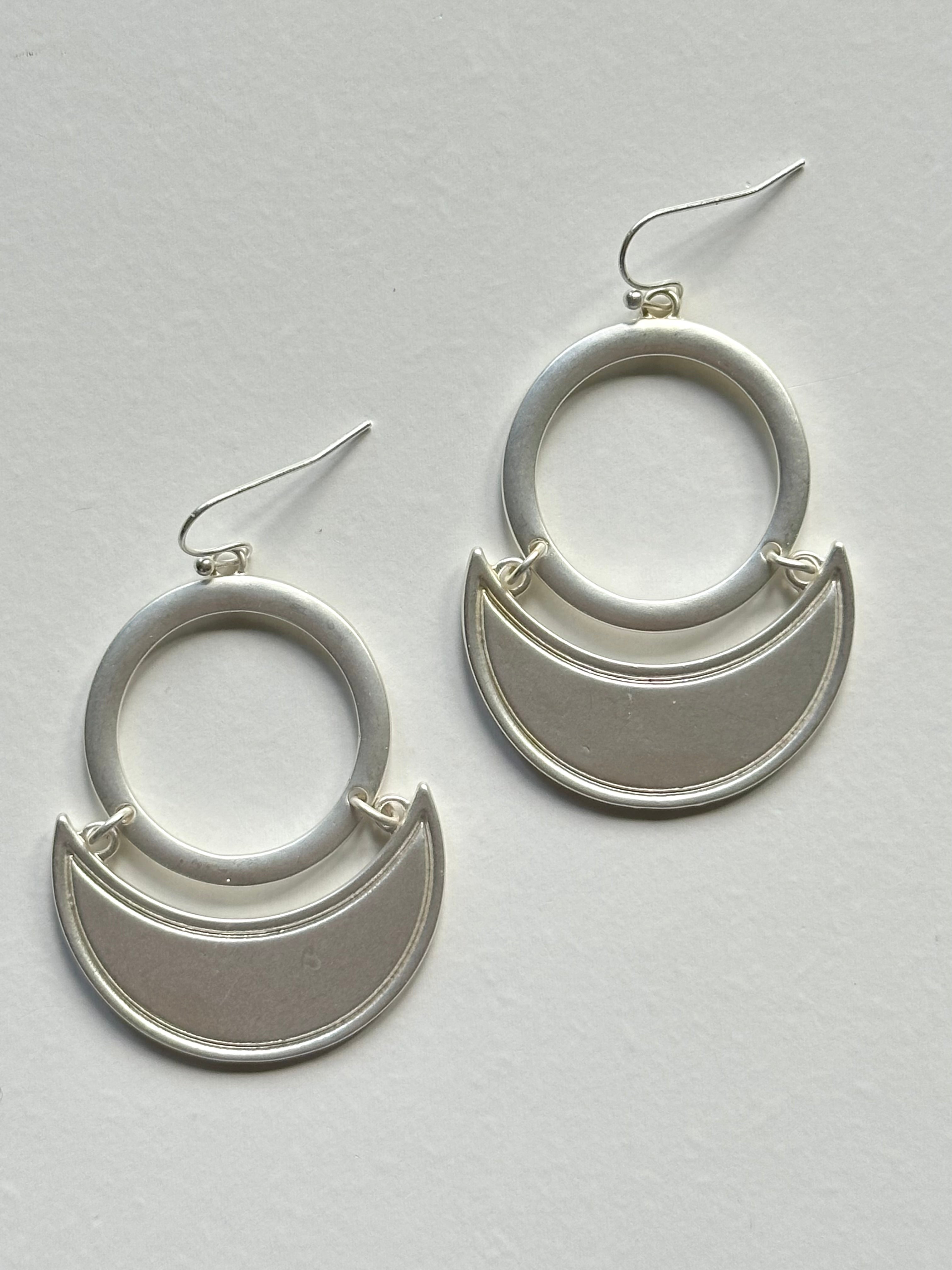 Moonswing Earrings (Silver)