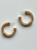 Wrapped Up Hoops (Gold)