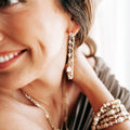 Evening Muse Earrings (Gold)