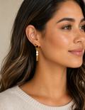 Luminous Links Earrings (Gold)