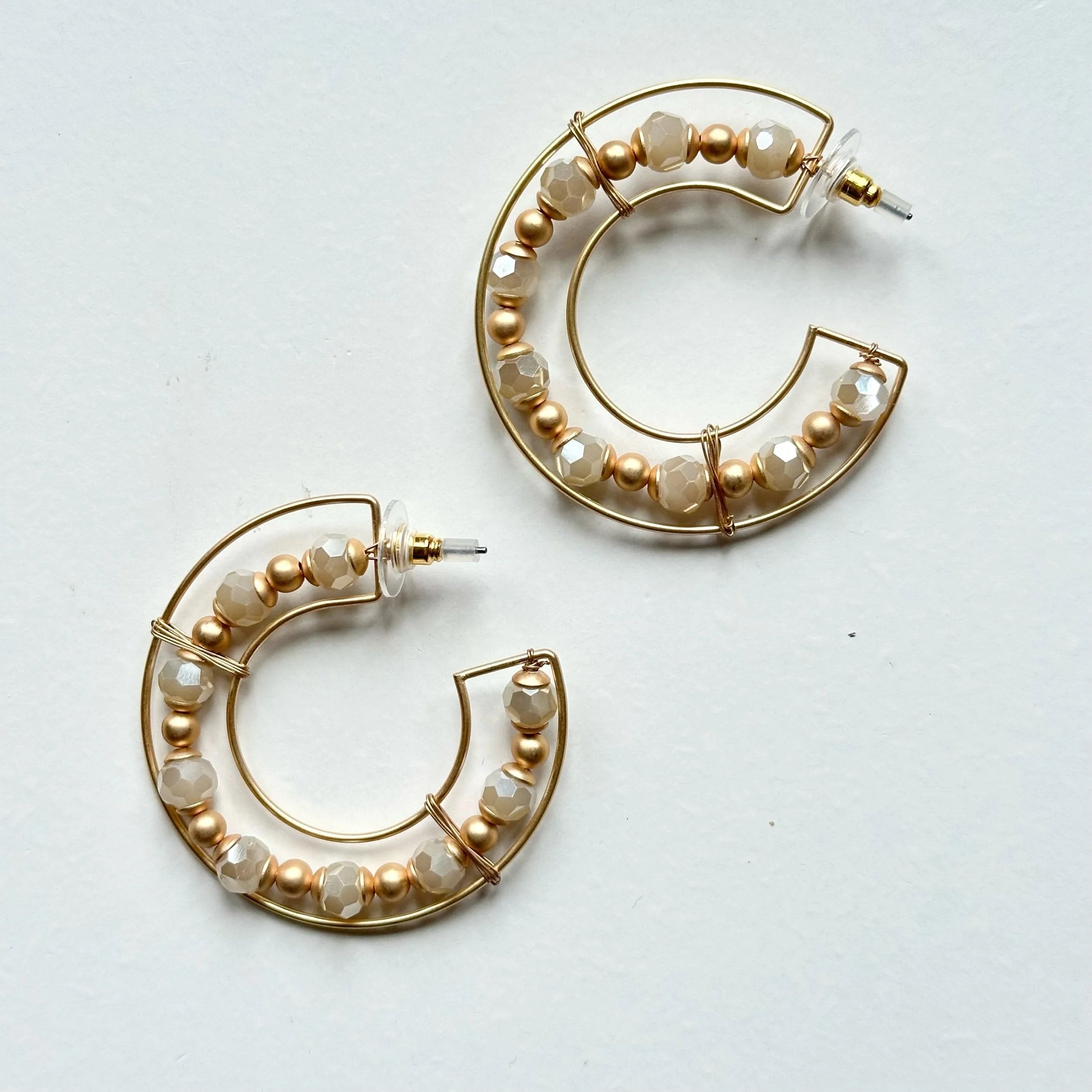In Motion Hoops (Gold)