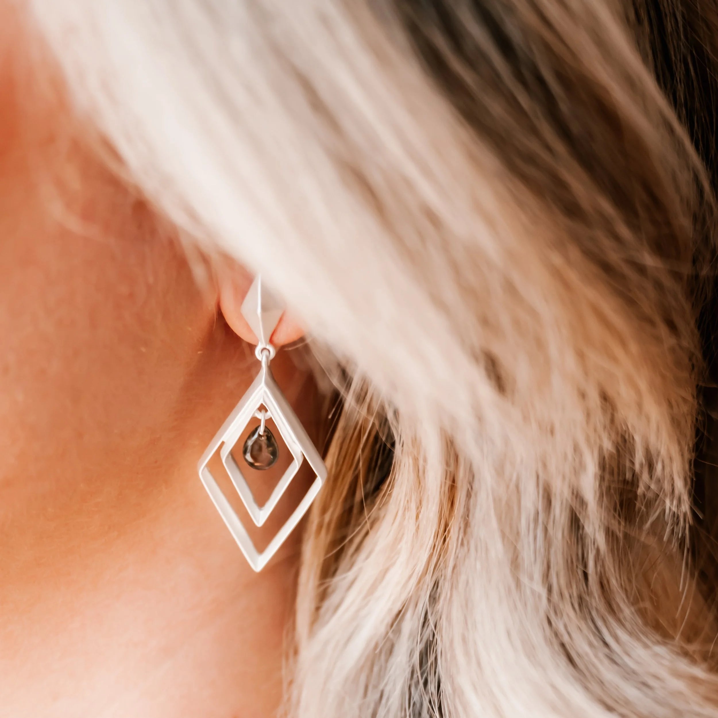 On Point Earrings (Silver)