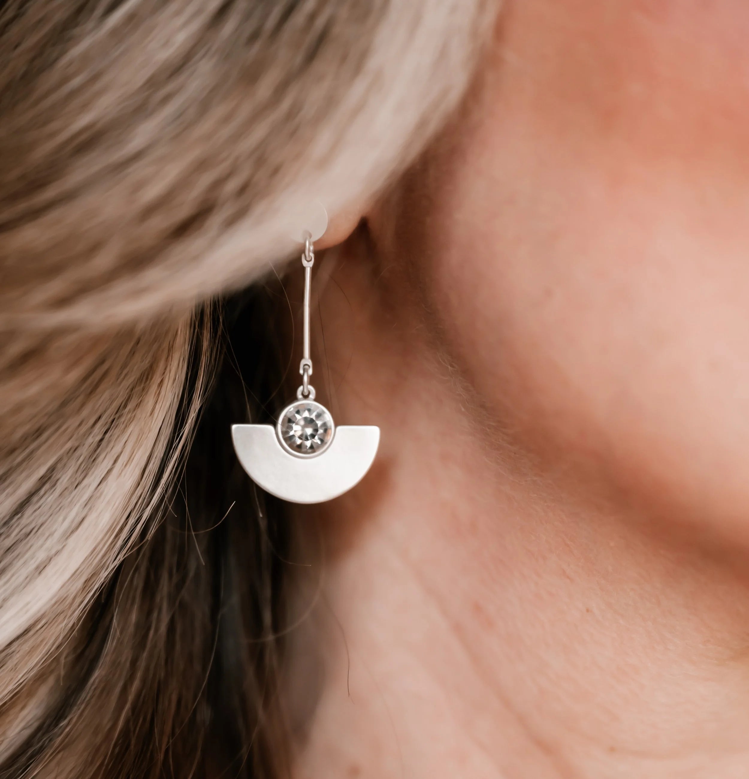 Pendulum Earrings (Silver)