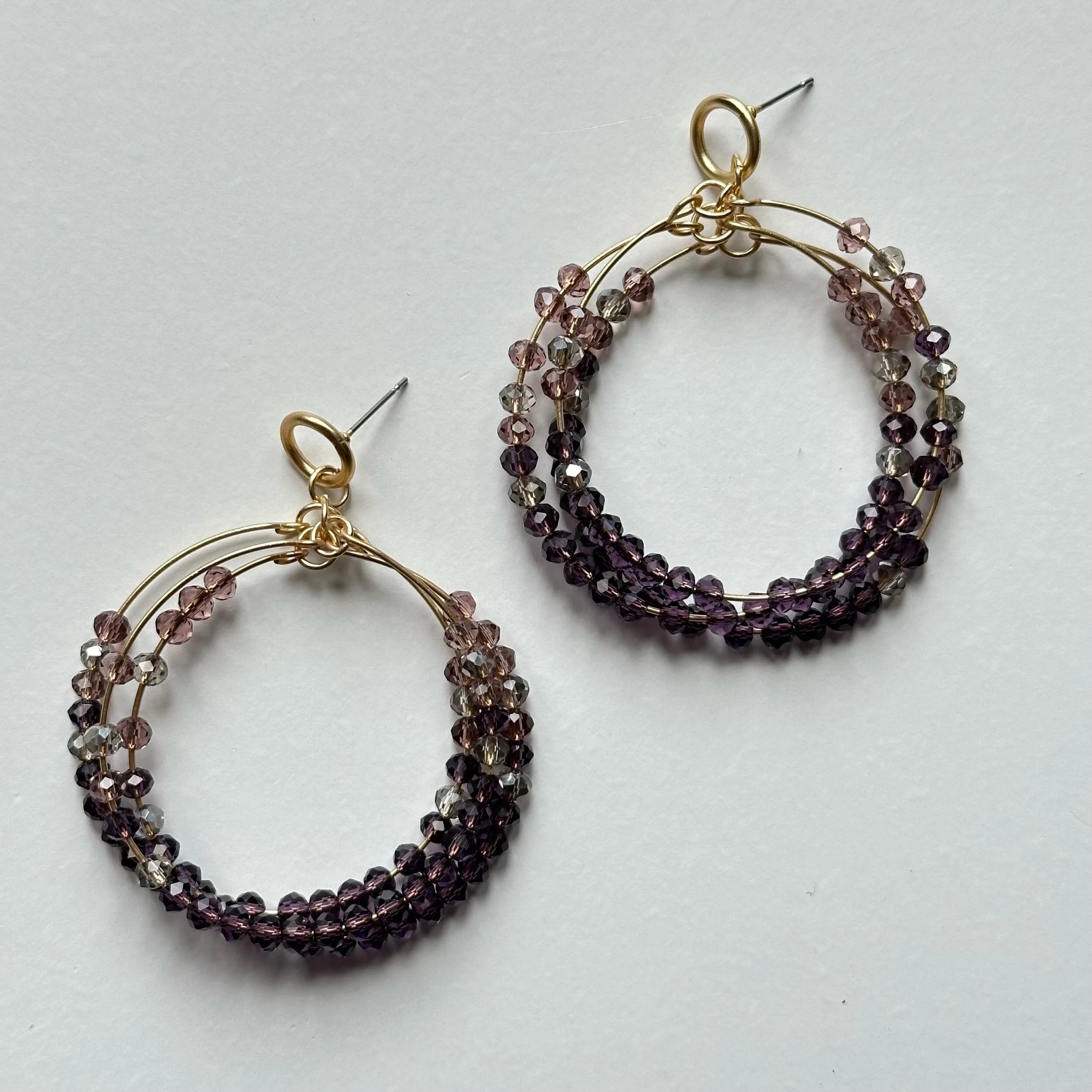 Plum Crazy Earrings