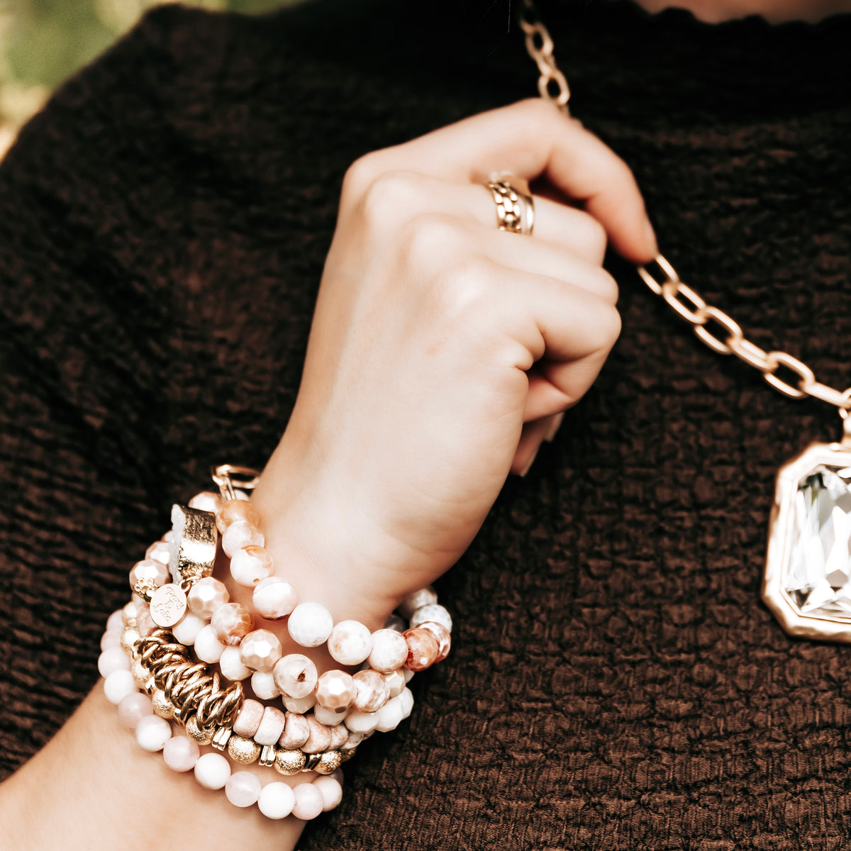 Bold in Blush Stackables