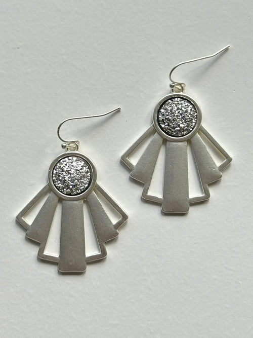 Crushed Earrings (Silver)