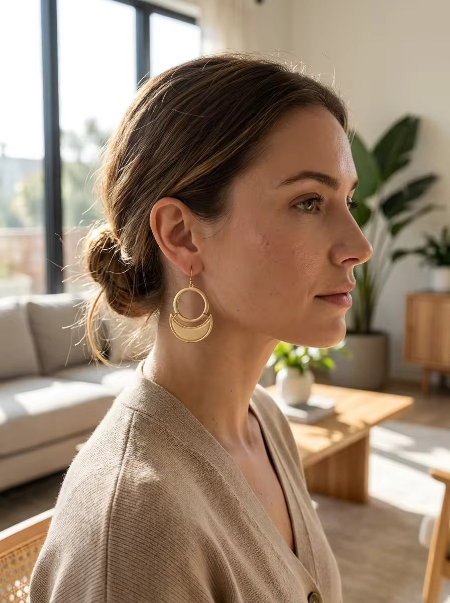 Moonswing Earrings (Gold)