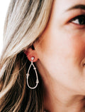 Subtle Shimmer Earrings (Silver)