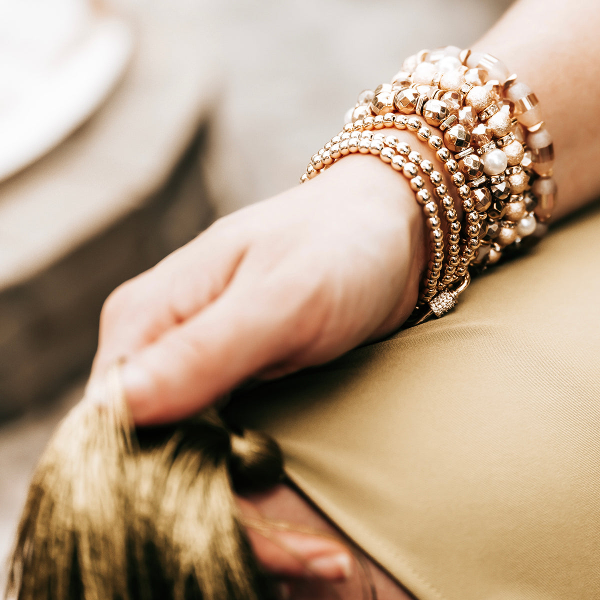 Chrome Couture Stackables (Gold)