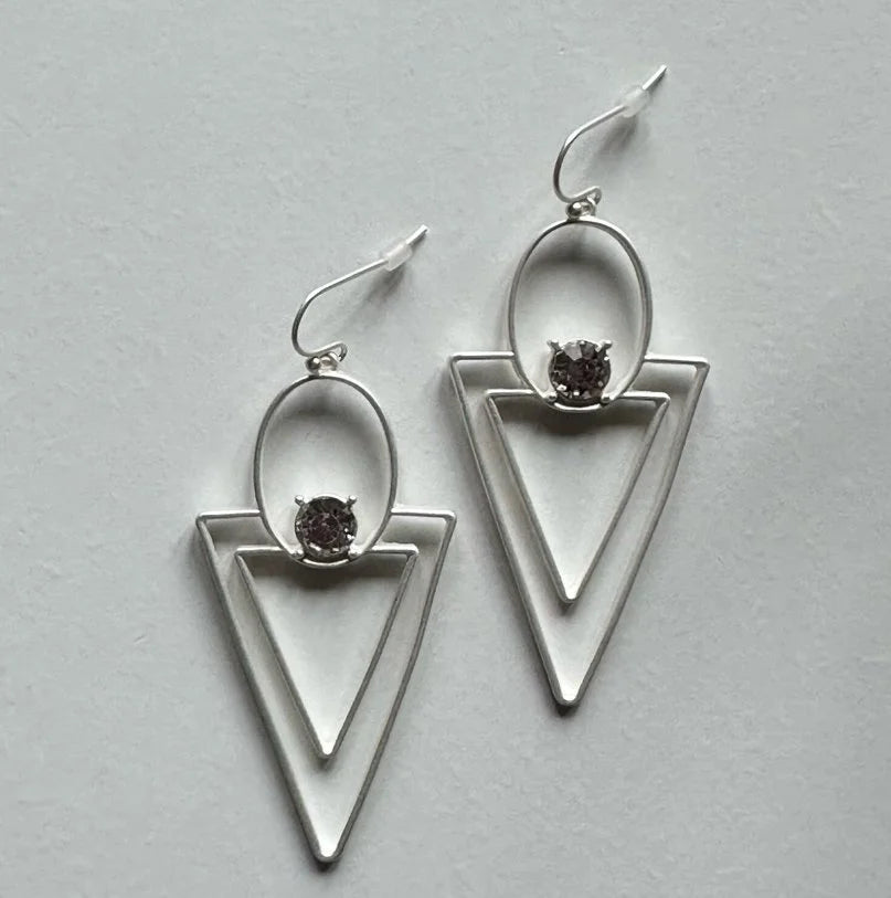 Fashion Forward Earrings (Silver)