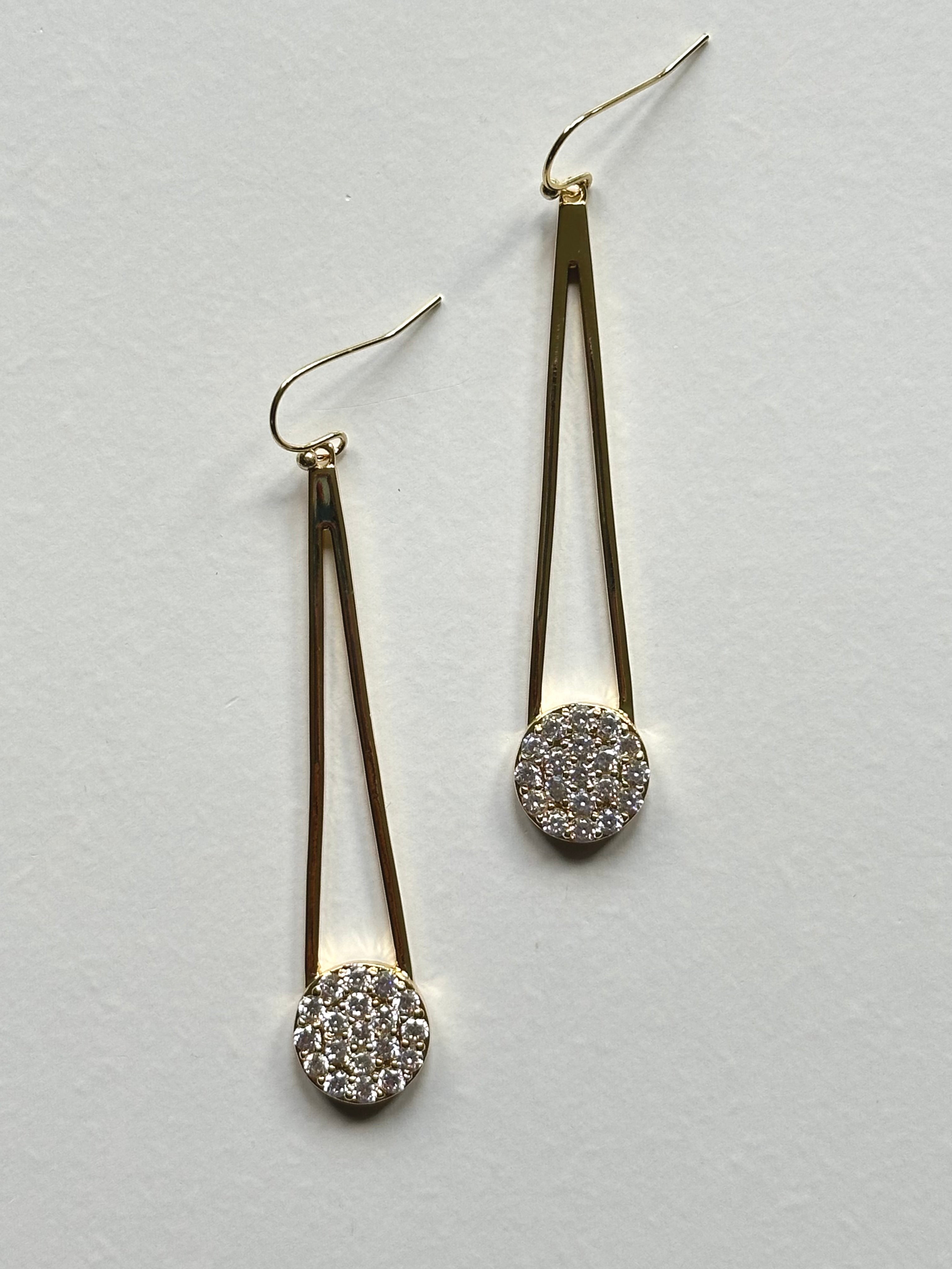 Radiant Drops Earrings (Gold)
