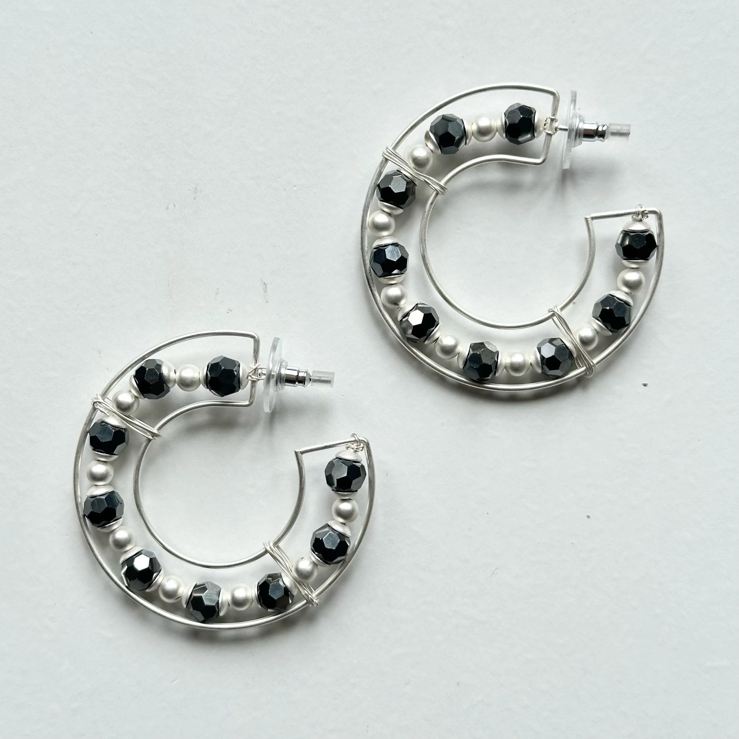 In Motion Hoops (Silver)