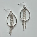 Tassels & Tiers Earrings (Silver)