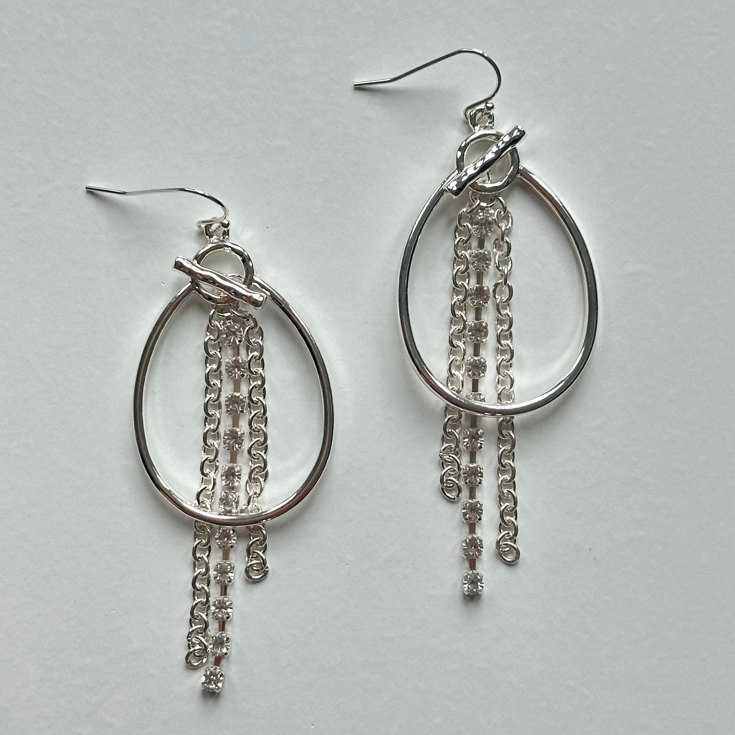 Tassels & Tiers Earrings (Silver)