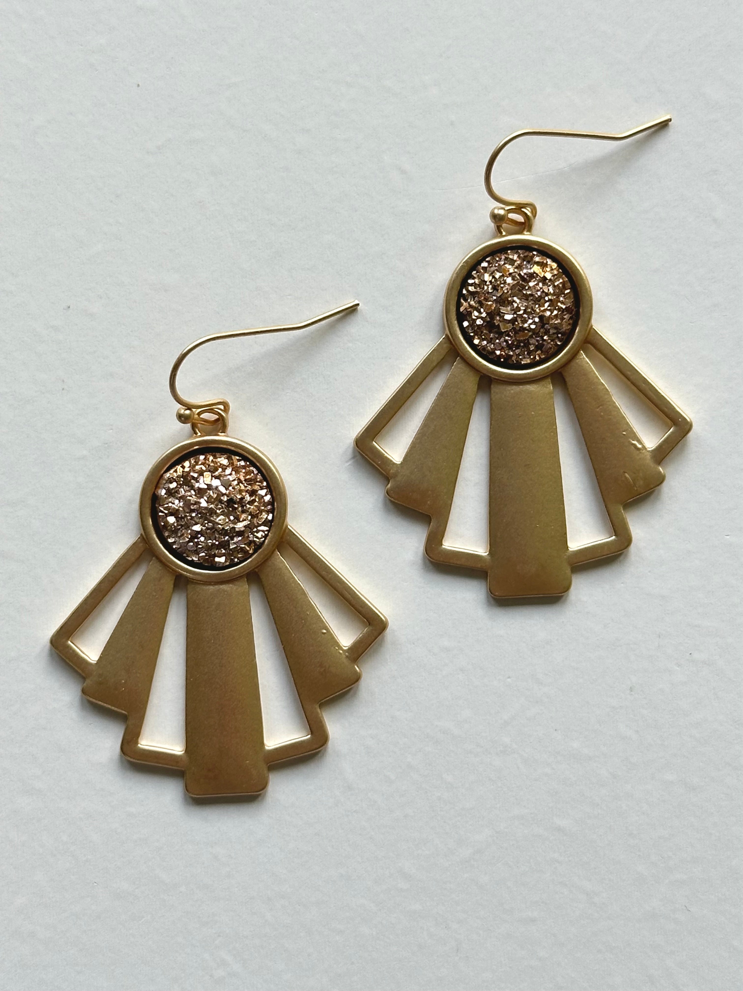 Crushed Earrings (Gold)