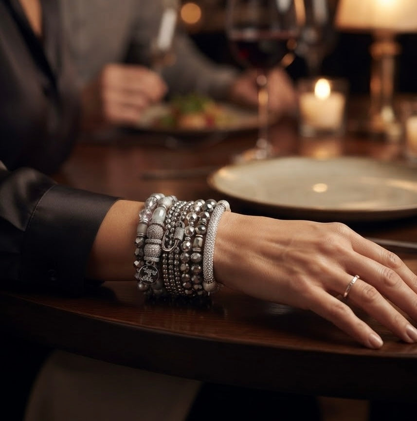 Chrome Couture Stackables (Silver)