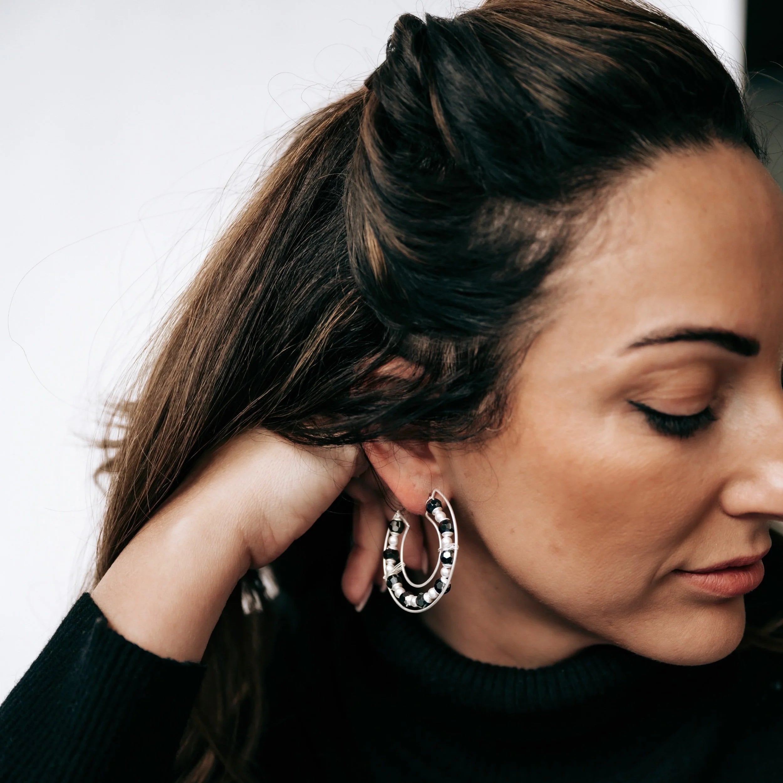 In Motion Hoops (Silver)