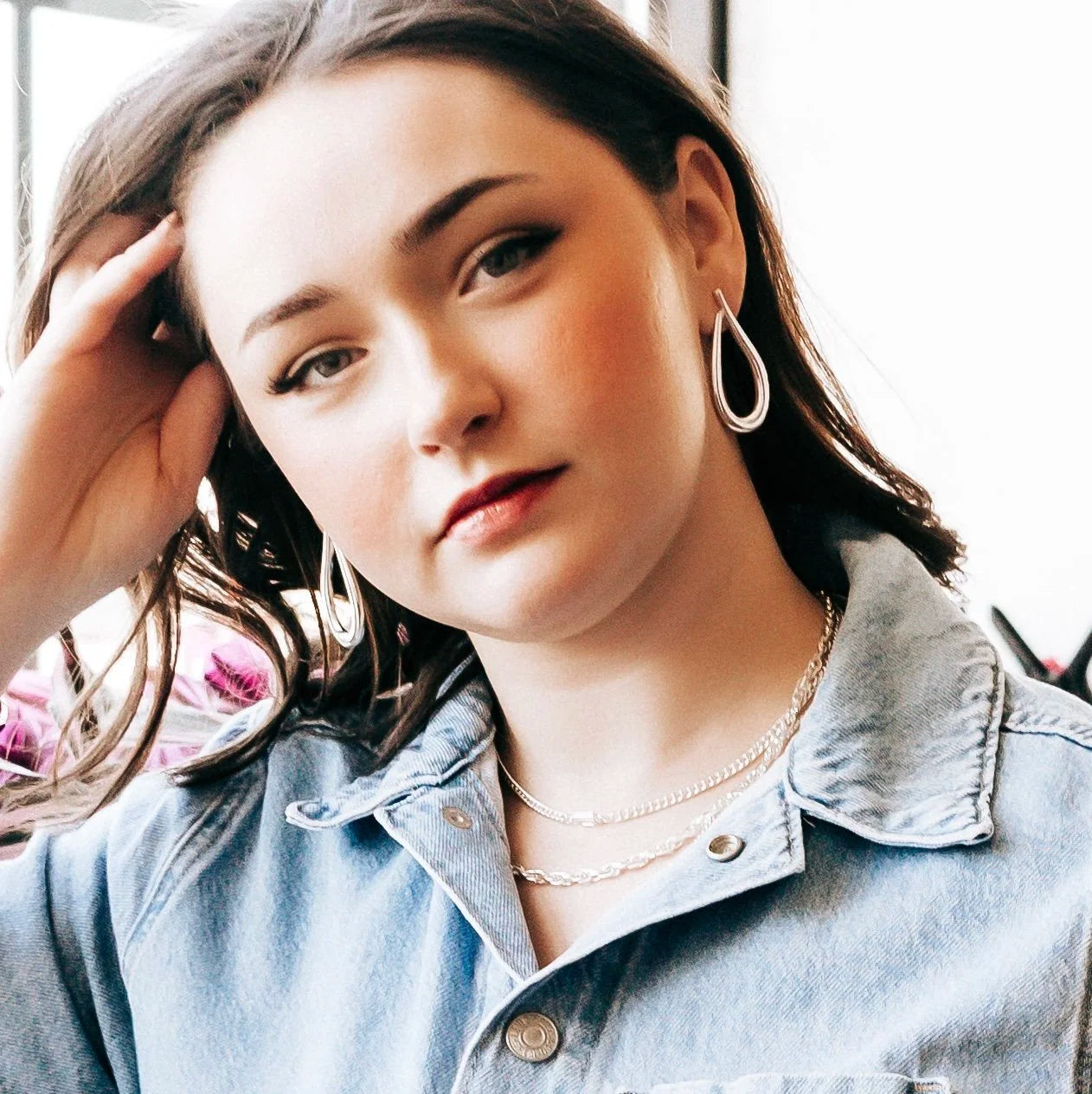 Mod Motion Earrings (Silver)