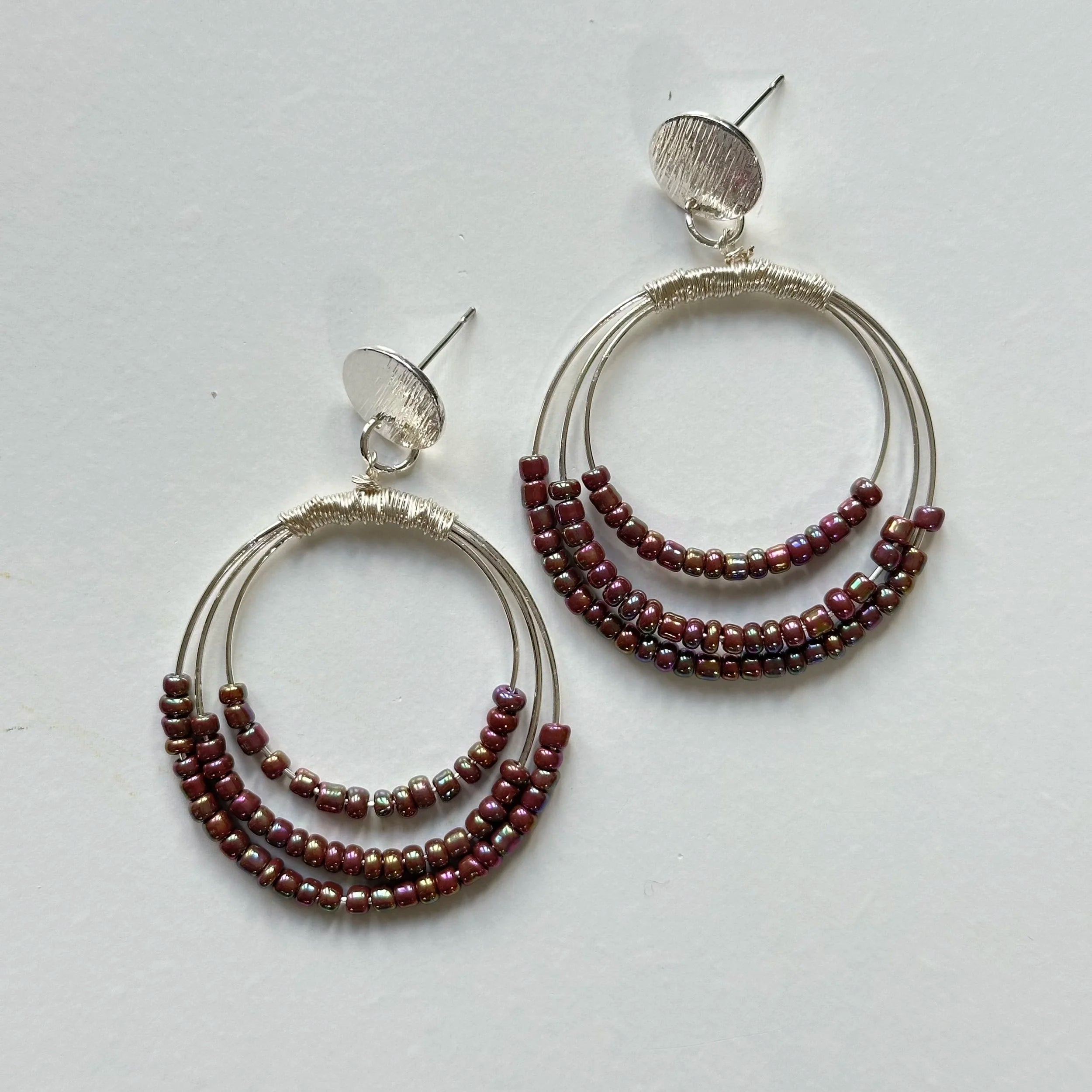 Living in Color Earrings (Silver)