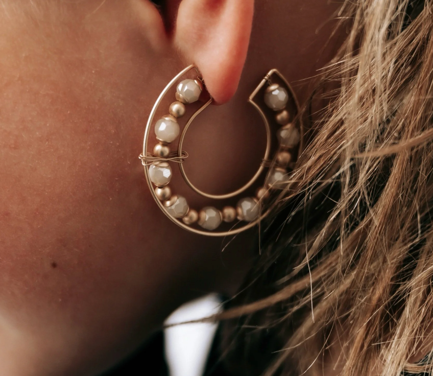In Motion Hoops (Gold)